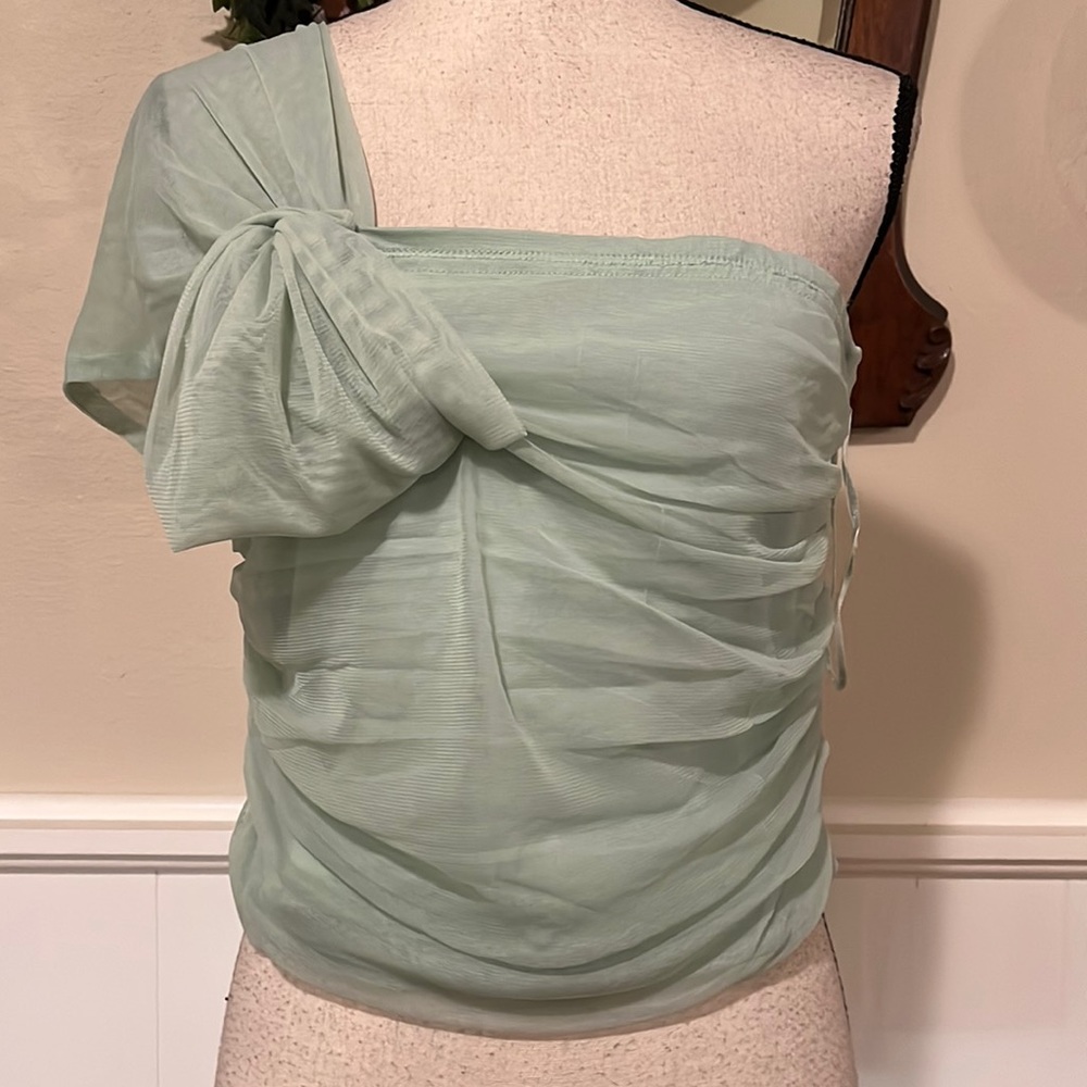 NWT Anthropologie One Shoulder Blouse